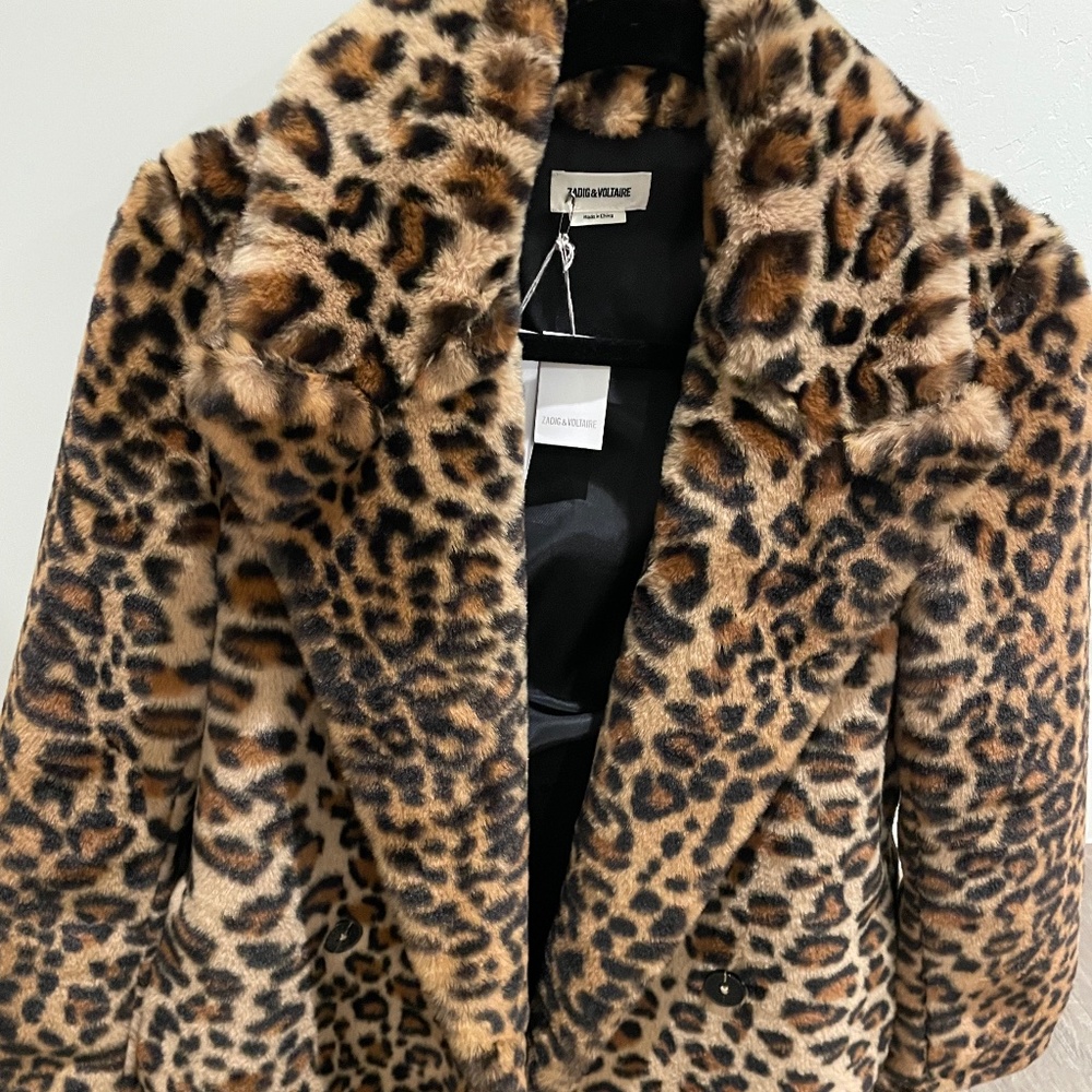 Fur Coat - Leopard Print